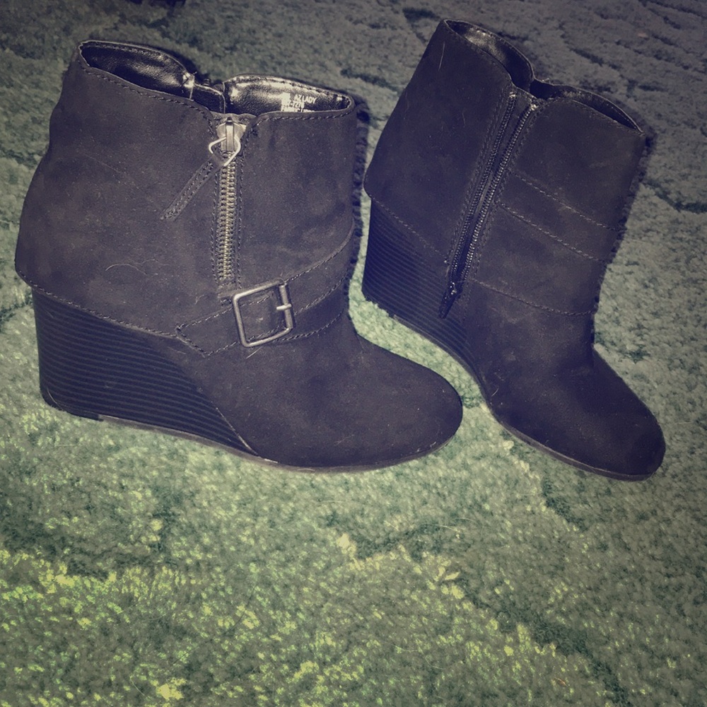 Black booties